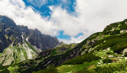Obraz premium High tatras mountains Slovakia Mountain panoramic landscape