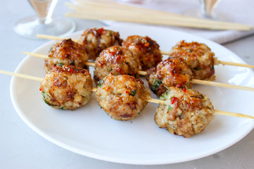 Meatballs with meat