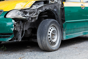 Fototapeta premium Car accident