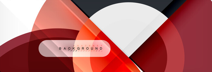 Vector circular abstract background