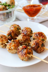 Meatballs with meat