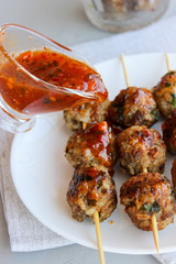 Meatballs with meat