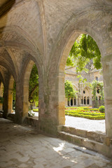 Fototapeta na wymiar 06/15/2018 Fontfroide France.Fontfroide Cistercian abbey in south of France