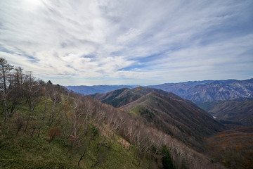 Fototapeta na wymiar 栃木の半月山より遠景
