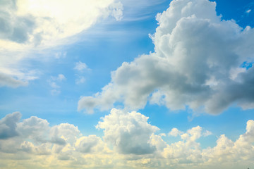 blue sky with cloud