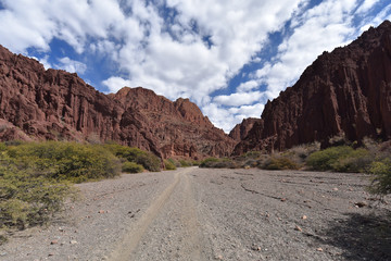 Stunning desert landscapes in the Canyon del Inca & Quebrada Palmira, near Tupiza, Bolivia