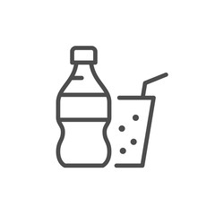 Soda line icon