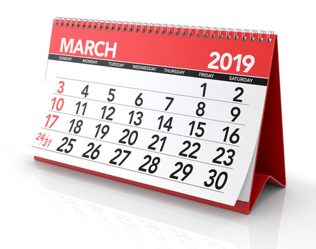 March 2019 Calendar.