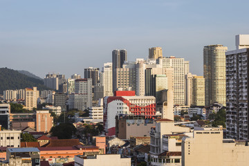 Highrises in Penang, Malaysia