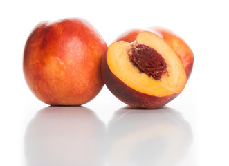 Ripe juicy nectarines