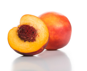 Ripe juicy nectarines