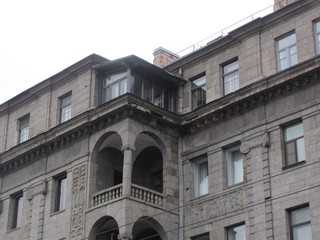 Detail of a beautiful old building, interesting place