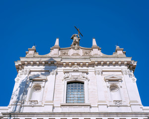 Fototapeta na wymiar Chiesa di Sant Alessandro della Croce Bergamo Lombardy Italy