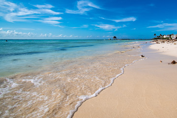 Beach blue cristal water
