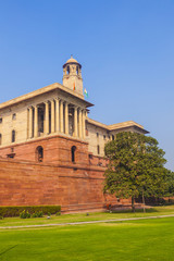 North Block of the Secretariat Building in New Delhi, the capital of India