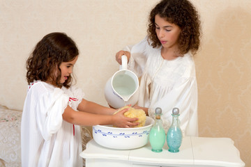 Vintage washing time