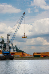 Fototapeta premium Endless row of containers