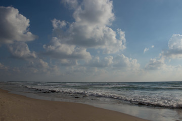Seascape with clouds