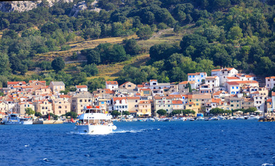 Fototapeta na wymiar Baska ,Wyspa Krk Chorwacja