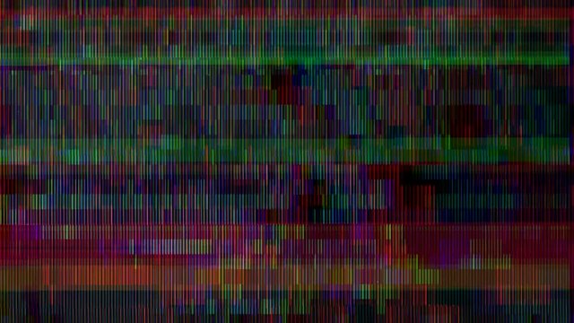 Abstract digital pixel noise glitch video damage background