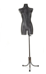 Black female tailors dummy mannequin with stand