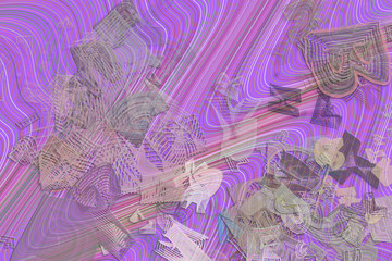 Background abstract blended messy shapes. Pattern, wallpaper, canvas & creative.
