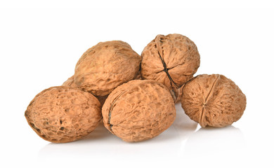 Walnut isolated on white background