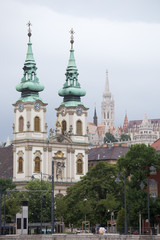 Obraz premium Church of St Anne, Budapest Chiesa di Sant`Anna, Budapest