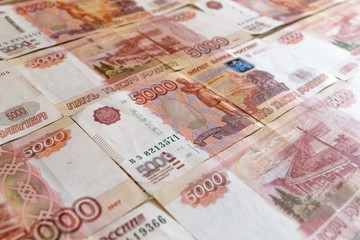 The texture of the banknotes, the background of money