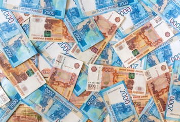 The texture of the banknotes, the background of money