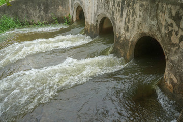 Waste Water Flood canel