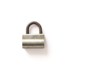 lock on a white background