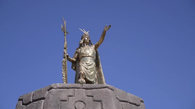 Inca Statue in Cusco