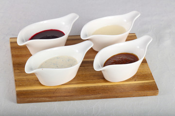 Sauces assortment