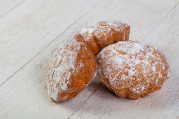 Delicious and sweet muffins