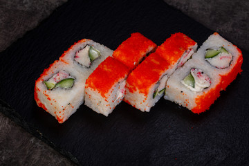 Japanese roll with crab
