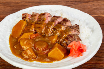 Curry with beef