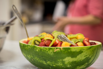 Watermelon Fruit Salad 