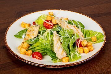 Caesar salad with chicken