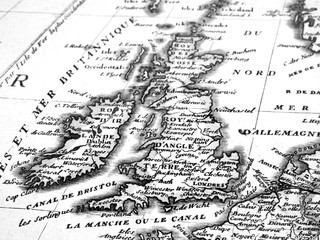 古地図　イギリス