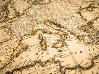 古地図　地中海沿岸地域