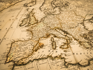 古地図　ヨーロッパ
