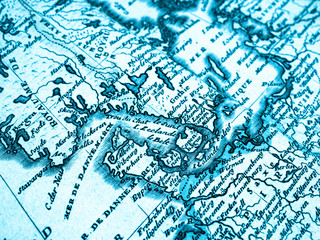 古地図　北ヨーロッパ