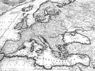 古地図　ヨーロッパ