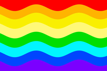 Colors of the LGBT Flag is a symbol of identity. Rainbow pride flag-the banner of freedom of homosexuals. 