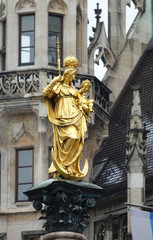 Fototapeta premium Mariensäule in München