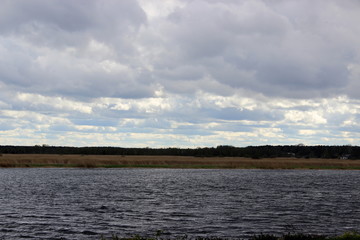River view in riga, latvia