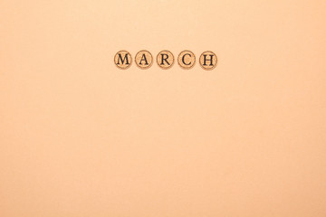 March for the calendar