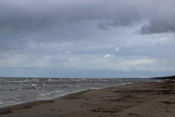 jurmala beach close to riga, latvia