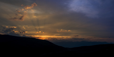 bonito atardecer